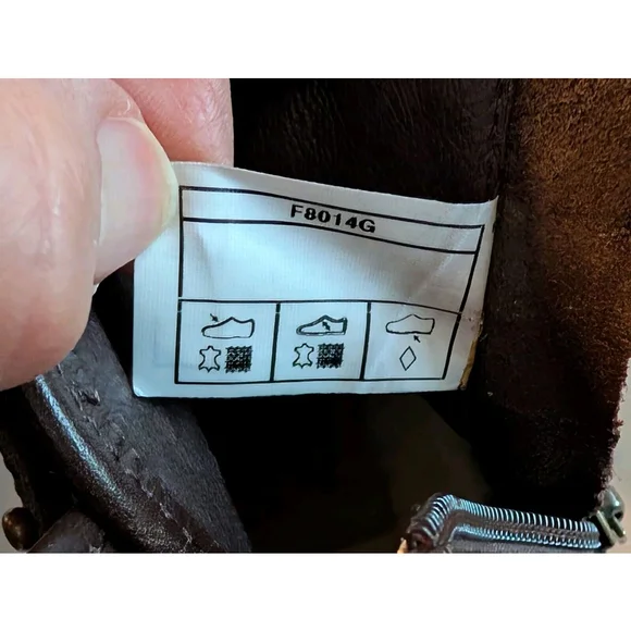 UGG Emalie Brown Leather Shearling Insole Wedge Boot 1005286 Women’s Size 42/11 - Picture 11 of 11